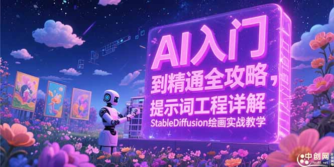 AI入门到精通全攻略，提示词工程详解，StableDiffusion绘画实战教学-鱼丸网创