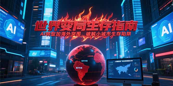 付费文章《世界变局生存指南，AI转型加海外突围，破解小城市生存陷阱》-鱼丸网创