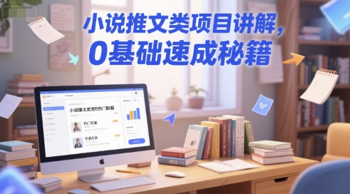 小说推文类项目讲解，0 基础速成秘籍-鱼丸网创