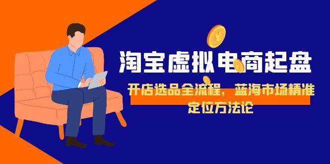 淘宝虚拟电商起盘，开店选品全流程，蓝海市场精准定位方法论-鱼丸网创