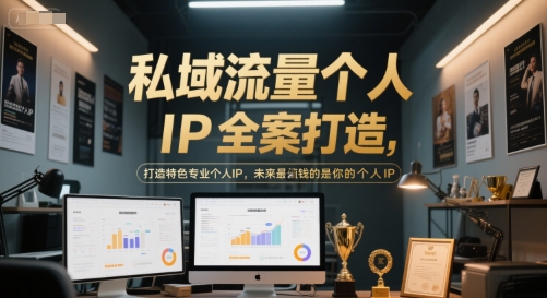 私域流量个人IP全案打造，打造特色专业个人IP，未来最值钱的是你的个人IP-鱼丸网创