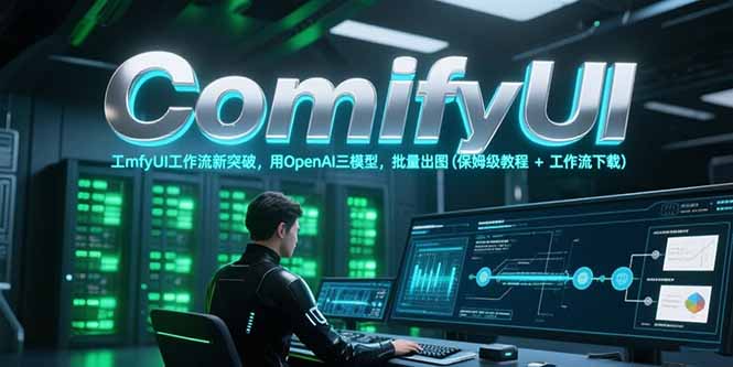 ComfyUI工作流新突破，用OpenAI三模型，批量出图(保姆级教程+工作流下载-鱼丸网创
