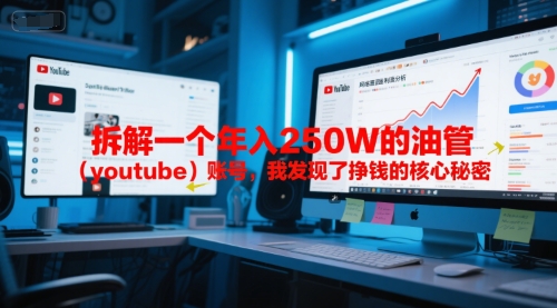 付费文章：拆解一个年入250W的油管(youtube)账号，我发现了挣钱的核心秘密-鱼丸网创